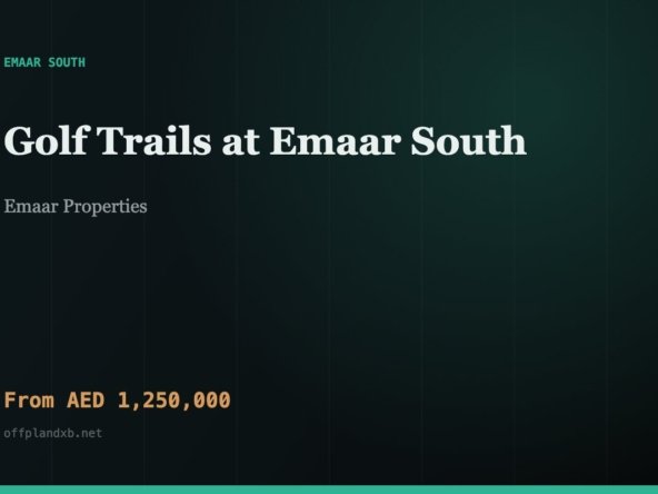 Golf Trails at Emaar South — Emaar Properties, Emaar South